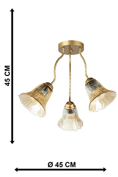 Begüsa Lerzan 3.Lü Avize Eskitme