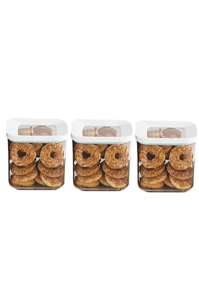 VİP AHMET Vp-186 3-Piece Square Storage Container 3 X 0.70ml