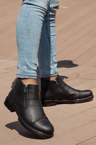 MUGGO Herren M106 Kältebeständige Shearling-Herrenstiefel