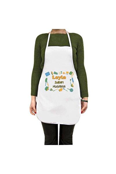 Atatuğ Hediyelik Kişiye Özel İsimli Mutfak Önlüğü