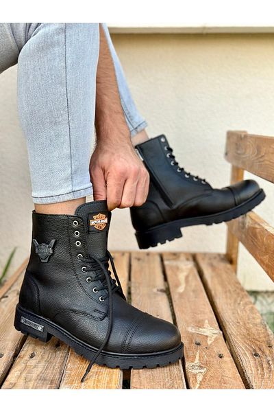 MUGGO Peu Guaranteed Rubber Sturdy Flexible Winter Water and Cold Proof Men's Lace-Up Boots