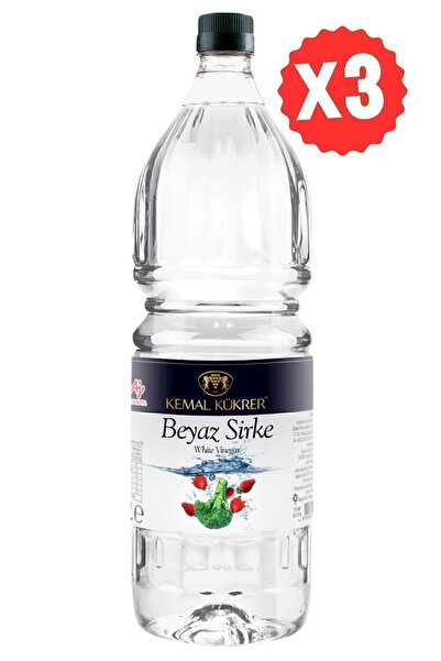 Kemal Kükrer Beyaz Sirke Pet 3x1 lt