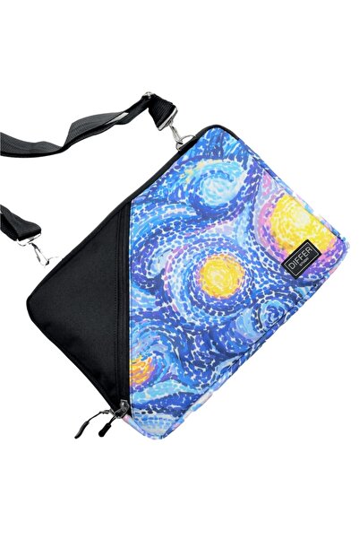 Differ Studio 13-14'' Inch Van Gogh Pattern Waterproof/hanging/laptop/macbook/notebook/case/bag