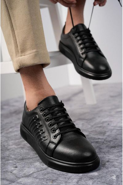 MUGGO Delta Guaranteed Men's Daily Classic Genuine Leather Casual Comfortable Orthopedic Shoes