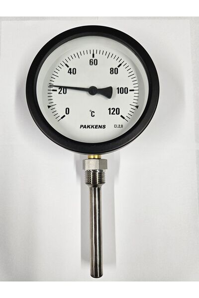 Pakkens Çap 100 Alttan 0/ 120 Derece 10 Cm Termometre - Pakkens