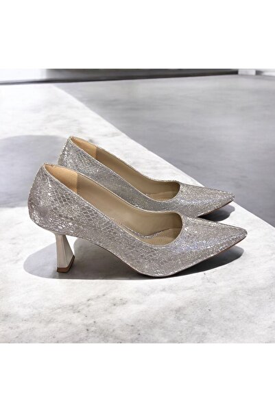 runa shoes kroko desen simli  stiletto