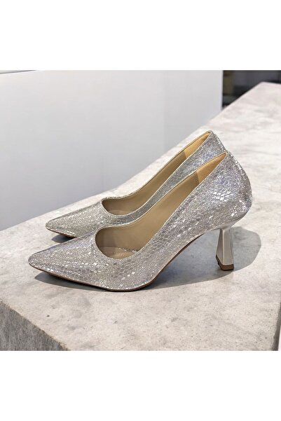 runa shoes kroko desen simli  stiletto