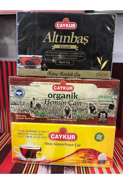 Çaykur 3 Types of Filtered Tea