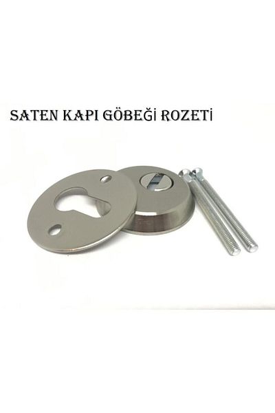ÇELİKEL Satin Enclosure - Steel Door Rosette Barrel