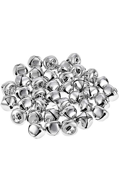 Ax Axentia Silver Color Metal Rattle Bell - Pack of 50 Decoration Materials