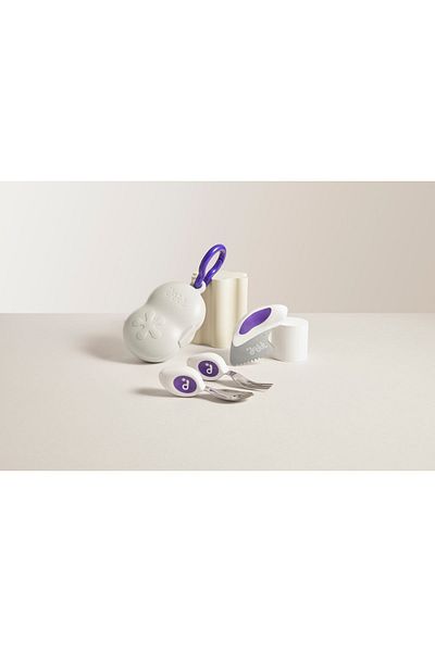 DODDL Fork Spoon Knife Set Indigo And Carrying / Storage Box