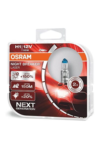 Osram Night Breaker Laser H1 Ampul 64150Nl -%150 Daha Fazla Işık