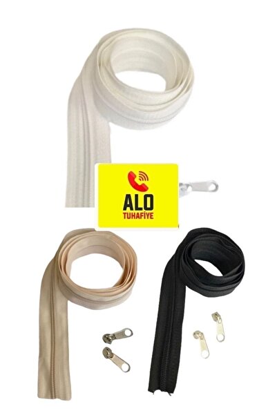 ALOTUHAFİYE Metrelik Fermuar 3renk