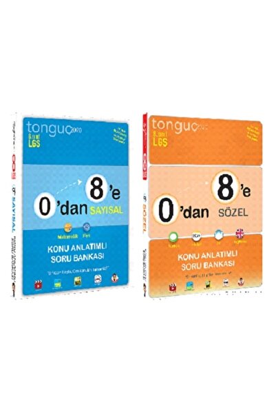 Tonguç Yayınları 2020 Tonguç 8.sınıf 0'dan 8'e Sayısal Sözel Set