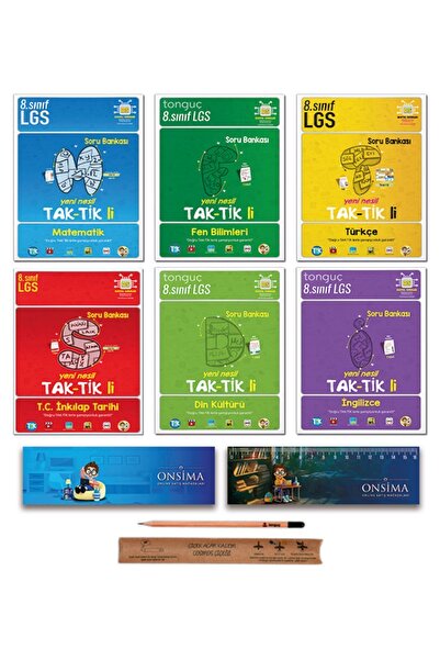 Tonguç Yayınları 8. Sınıf Lgs Taktikli Soru Bankası Tüm Dersler Set 6 Kitap-K...