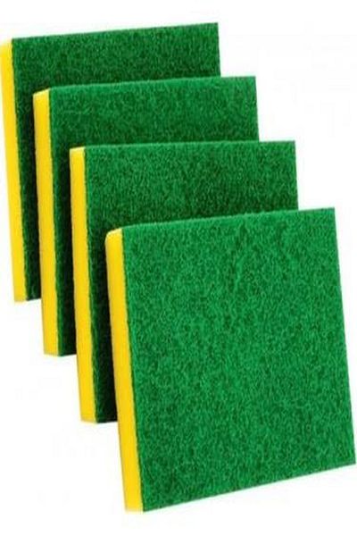 Fine Clean (8 Pieces) Industrial Dish Sponge, Yellow Sponge 15X11 cm