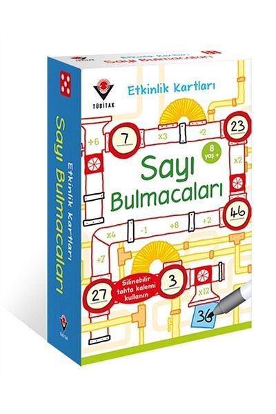 Tübitak Yayınları Activity Cards Number Puzzles - Sarah Khan9789754039559