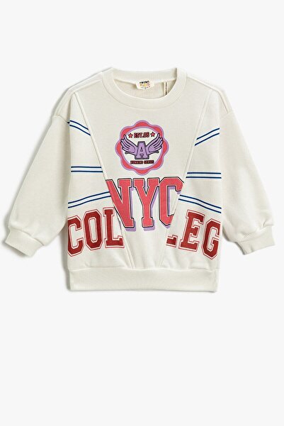 Koton Girl's College Printed Sweat