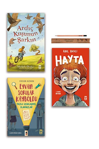 Timaş Çocuk Hayta - Ardıç Kuşunun Şarkısı - Eyvah Sorular Kayboldu Set 3 Kitap