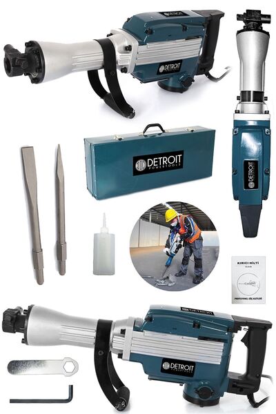 DETROİT TOOLS usa powertools  iTALY STYLE Büyük Tip Kırıcı Delici Hilti Kavra...