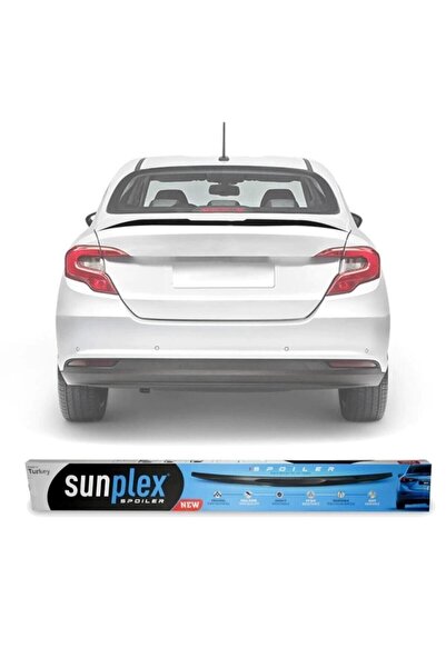 SUNPLEX Fiat Egea Spoiler Piano Black Enjeksiyon Baskı Uyumlu