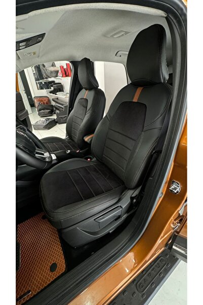 AKINCI Renault Captur 2021 2024 Arası Uyumlu Arka Sırt 2 1 Oto Koltuk Kılıfı