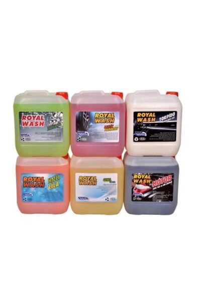 Royal Wash Oto Temizlik Seti 6 X 5 Kg