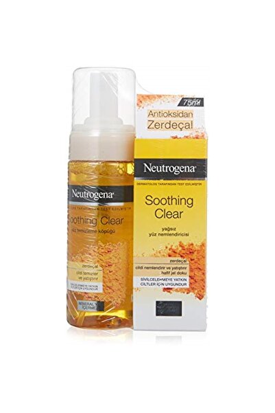 Neutrogena Soothing Clear Köpük 150 Ml+nemlendirici 50 Ml 1 Paket (1 X 150 Ml) Kategori: Yü