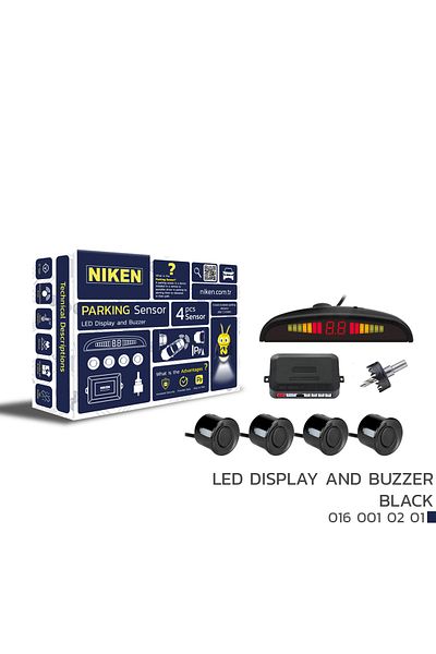 Niken Parking Sensor Screen Sound Warning 22mm Black