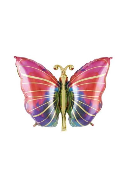 MFM -بالون من رقائق الفراشة بألوان مختلطة، بالون من رقائق الفراشة بحزام السماء