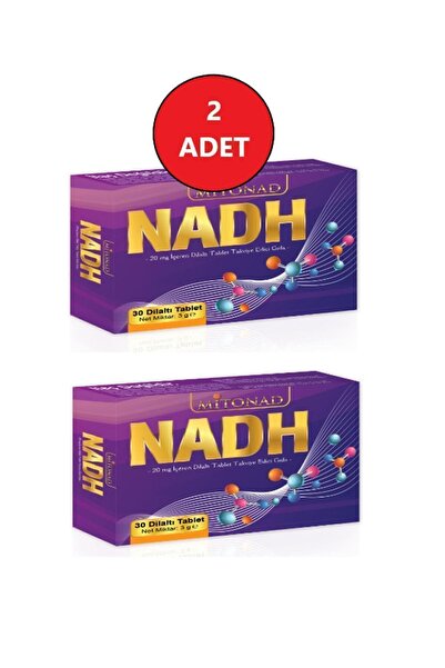 MİTONAD 2'li Nadh Içeren Dilaltı Tablet Takviye Edici Gıda 30 Dilaltı Tablet ...