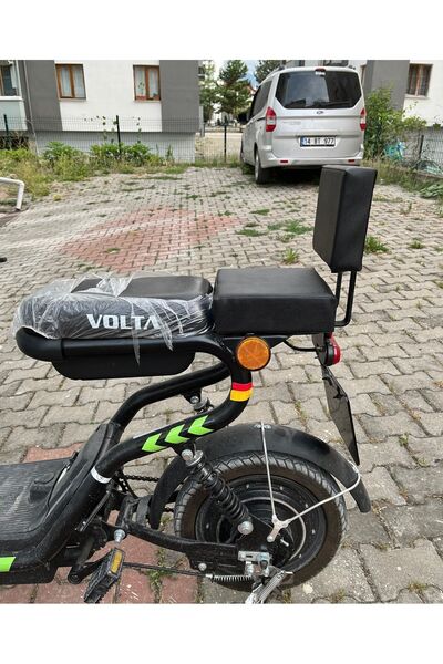 Volta Vsm Sırt Dayamalı Deri Arka Koltuk, Sele, Oturak, Elektrik Bisiklet