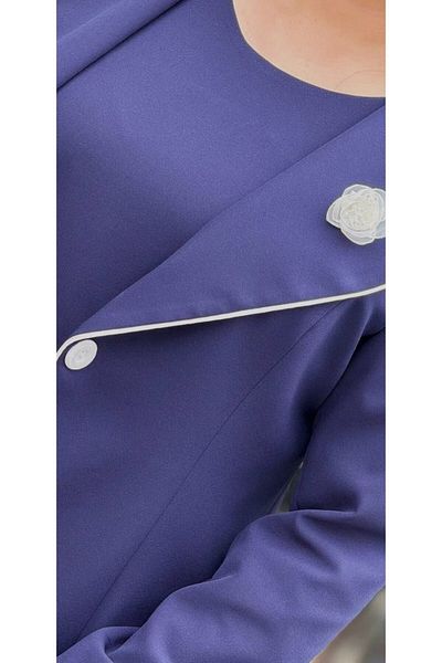 MODAMOR Jacket Dress - Piping Detail