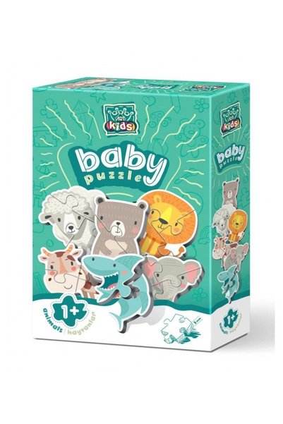 mavi su dünyası Baby Educational Puzzle for Animals