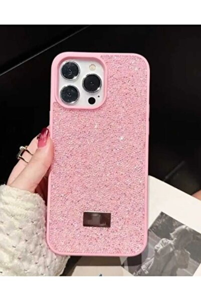 bekcase İphone 12 Pro Max Uyumlu Taşlı Lüks Markalı Silikon Kılıf