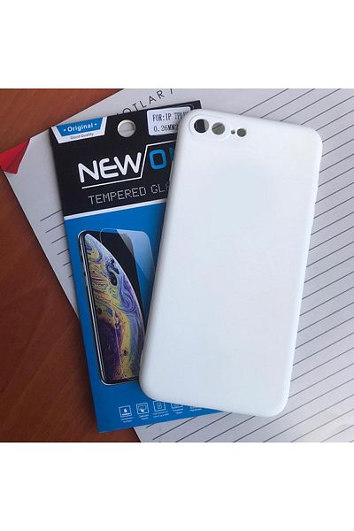 SUPPO حافظة إطلاق زجاجية مقاومة للكسر متوافقة مع هاتف Iphone 7 Plus و8 Plus