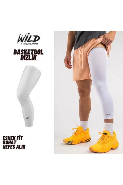 Wild Athletic وسادة ركبة رياضية غير محمية لكرة السلة