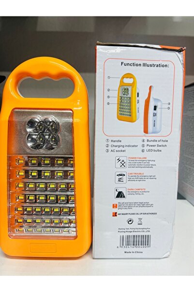 HG Sarjl Tasinabilir Isildak Güçlü Kamp El Feneri Acil Isik Lambasi