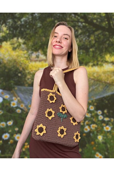 Liner Vintage Ayçiçeği Çanta