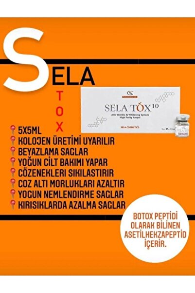Selatox Gençlik Aşısı 5 ml (ENJEKTÖRLERİ VE ANESTEZİ KREMİ HEDİYELİ)