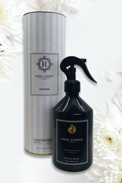 ROYAL MUM Vanılla Noır 500ml (LÜKS KUTULU) 500ml- Ortam Ve Kumaş Spreyi