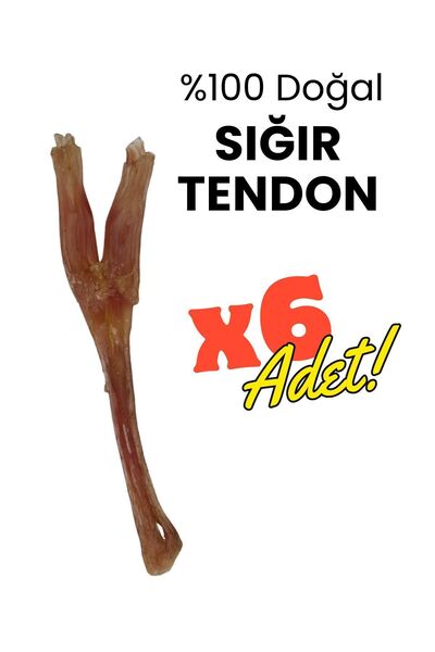 Havhav 6 Adet Köpek Ödülü %100 Doğal Sığır Tendon Köpek Çiğneme Çubuğu Köpek ...