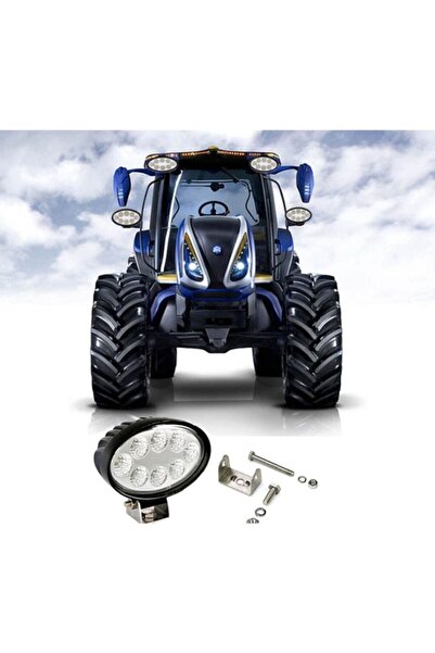 Rock 8 Ledli Oval Çalışma Lambası Kabin 12-24v New Holland Led Lamba
