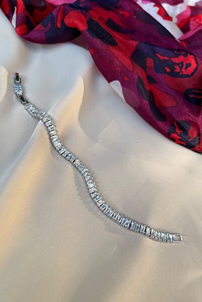 novon Dikdörtgen Montürlü Su Yolu 316l Çelik Bileklik