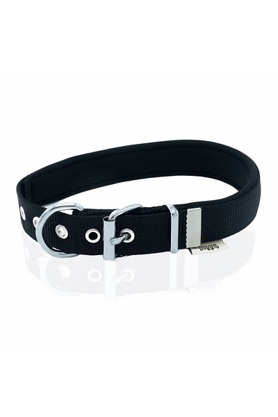 Outdoor One Black Doggie Comfort Woven Neck Collar - 2.5*42-50 cm (Dsbt-2510 L)