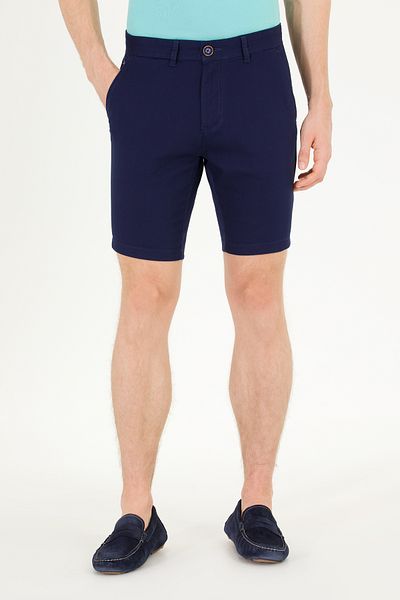 U.S. Polo Assn. Ανδρικό υφαντό σορτς Navy Blue 50266070-VR033