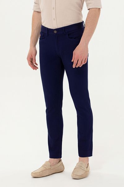 U.S. Polo Assn. Ανδρικό παντελόνι από καμβά Navy Blue 50266049-vr033