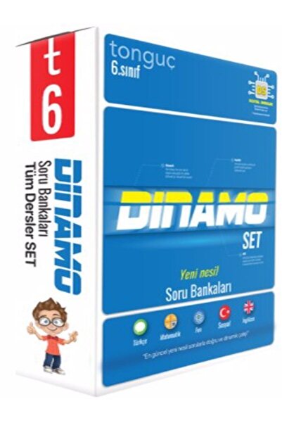 Tonguç Yayınları 6. Sınıf Dinamo Plus Tüm Dersler Soru Bankası Set + Hediyeli