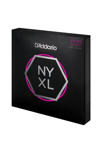 Daddario Nyxl45100 Bass Guitar String Set, Nyxl Series, Long Scale, 4 Strings