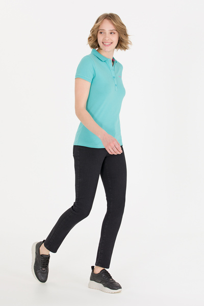 U.S. Polo Assn. Women's Black Toothpick Fit Jean Trousers 50266083-Dn0027